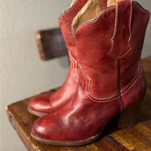 RedHawk Red Heeled Boots